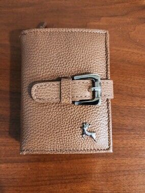 Ashwood Leather RFID Wallet Brown And Silver